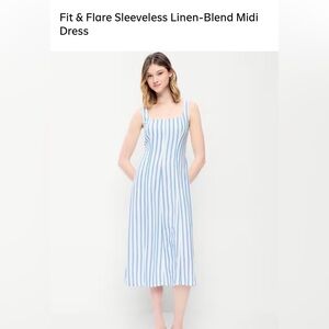 NWOT Linen-Blend MIDI